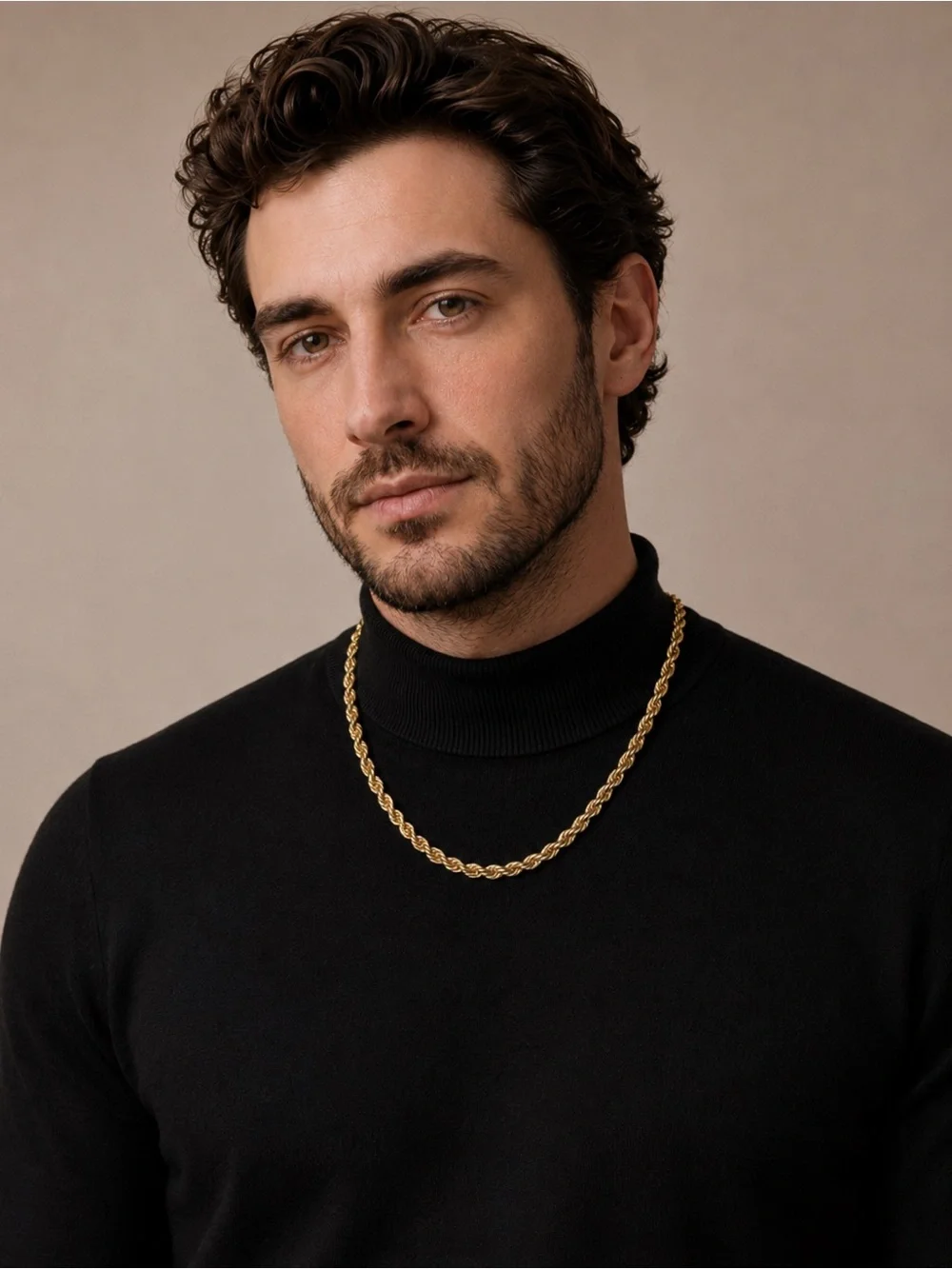 14k Gold-Filled 18” Rope Chain Necklace - Unisex Jewelry